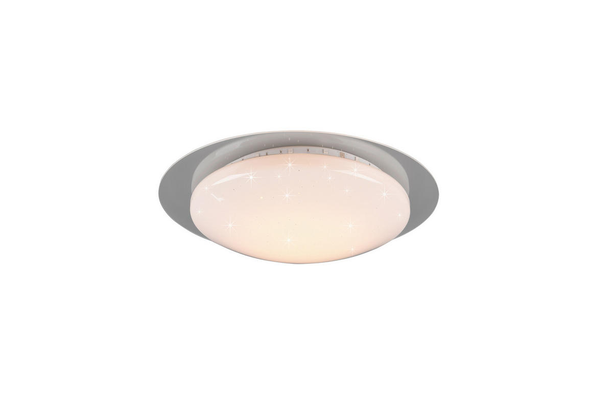 LED-DECKENLEUCHTE  35/8,7 cm    - Klar/Weiss, Basics, Kunststoff (35/8,7cm)