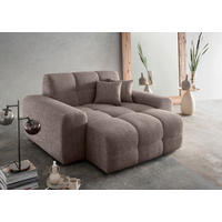 XXL-SESSEL - Taupe/Schwarz, MODERN, Kunststoff/Textil (181/87/155cm) - Livetastic