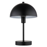 STOLNÍ LAMPA, E14, 20/31 cm  - černá, Design, kov/plast (20/31cm) - Globo