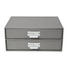 SCHUBLADENBOX 33/25,5/14,5 cm - Grau, Basics, Karton (33/25,5/14,5cm)