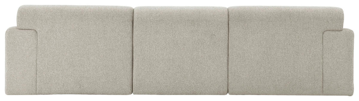 ECKSOFA Taupe Leinenoptik  - Taupe, Design, Holz/Textil (260/68/156cm) - P & B