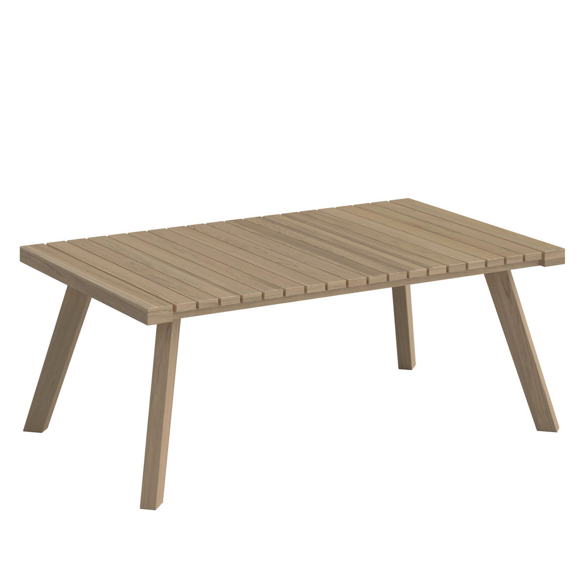 GARTENSET Webstoff Akazie massiv  - Akaziefarben/Grau, Basics, Holz/Textil (186/60cm) - Ambia Garden