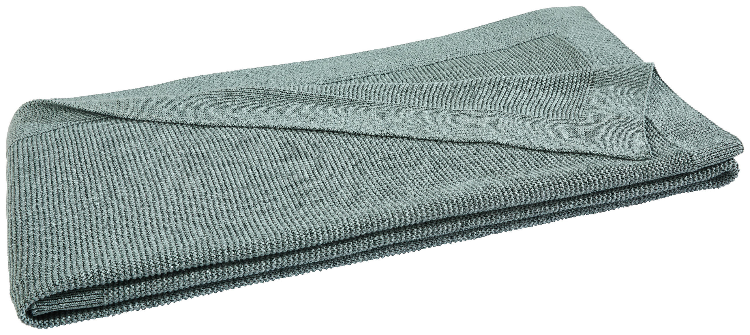 WOHNDECKE BEJA 150/200 cm  - Salbeigrün, Basics, Textil (150/200cm) - Dieter Knoll