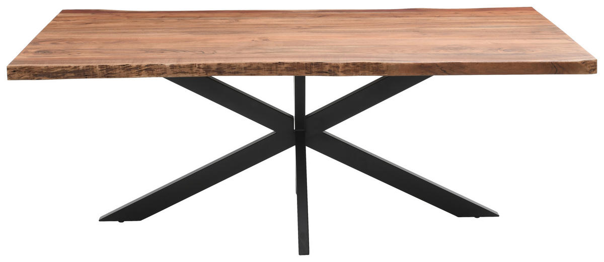 TISCHGESTELL Schwarz  - Schwarz, Design, Metall (160/70/72cm) - Landscape