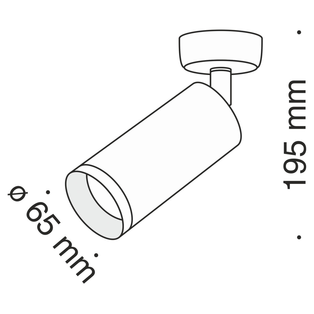 DECKENLEUCHTE     - Goldfarben, Basics, Metall (6/19,5/13cm) - MAYTONI