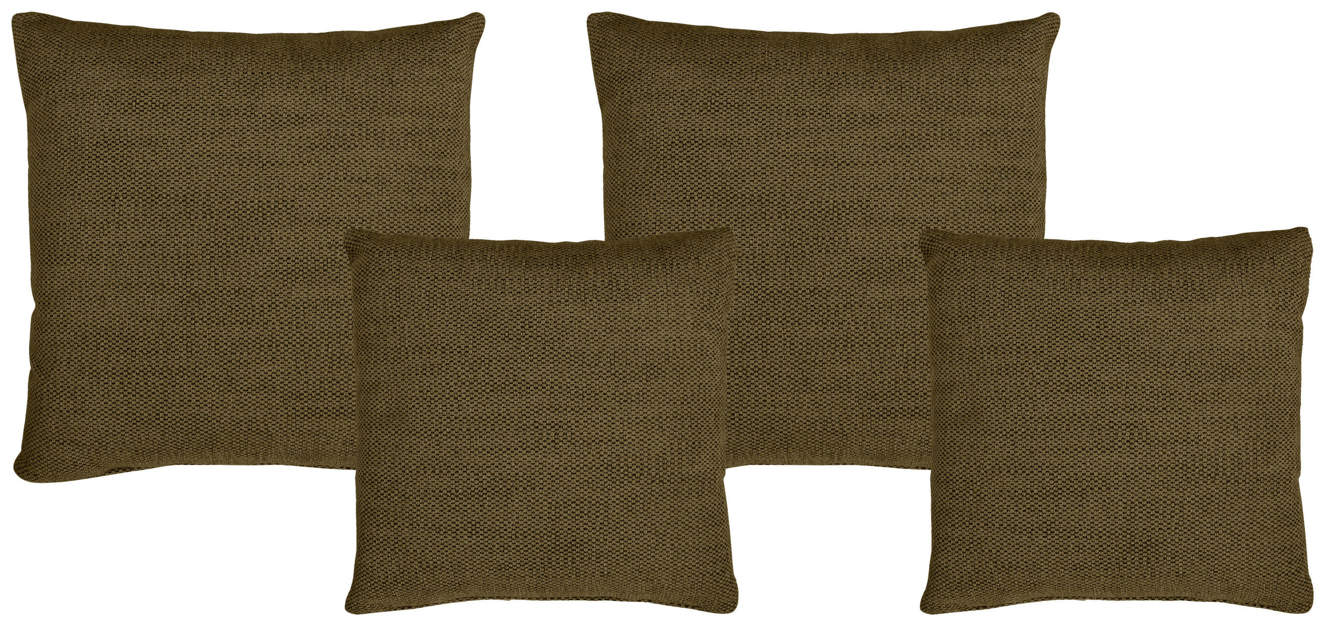 ZIERKISSENSET  42/53/42/53 cm   - Grün, Konventionell, Textil (42/53/42/53cm) - Livetastic