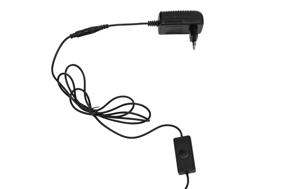 LED-TISCHLEUCHTE Easy 28/60 cm  - Schwarz/Kupferfarben, Design, Glas/Kunststoff (28/60cm) - Dieter Knoll