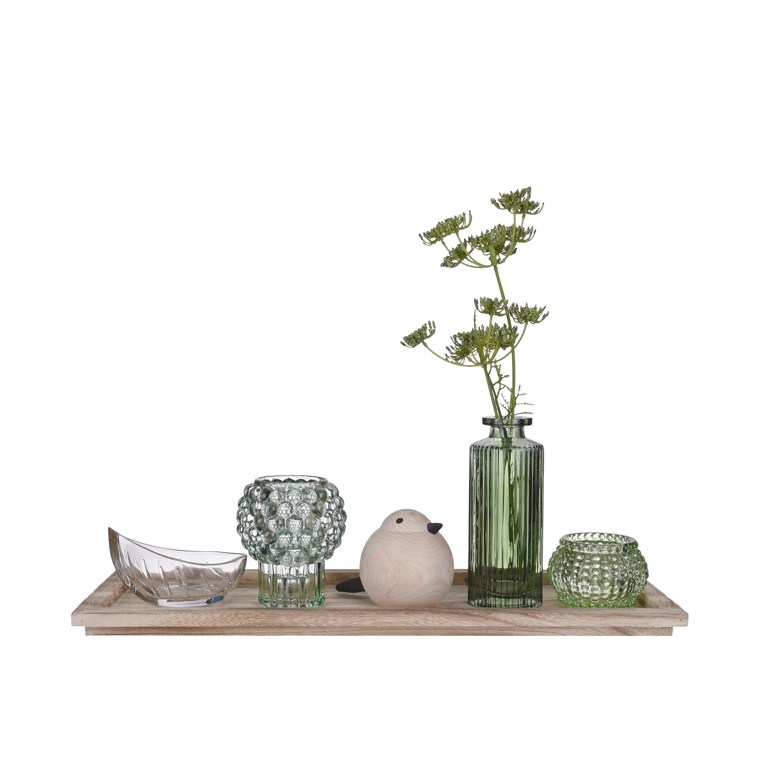 Ambia Home Teelichthalter-Set Mehrfarbig 12.5x14x40 cm