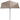 SONNENSCHIRM 270 cm Naturfarben  - Schwarz/Naturfarben, Basics, Textil/Metall (270/150cm)