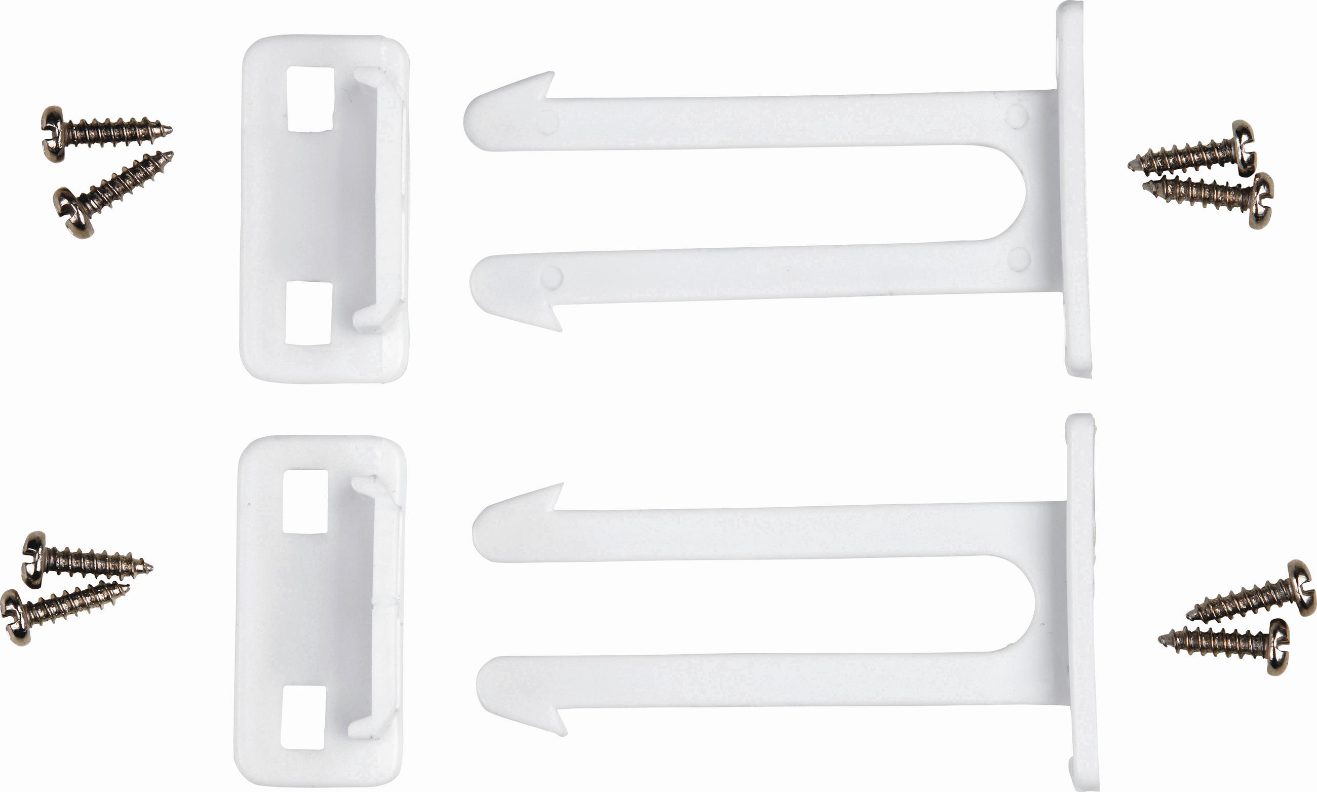 DĚTSKÁ POJISTKA - bílá, Basics, plast (4,4/7cm) - My Baby Lou