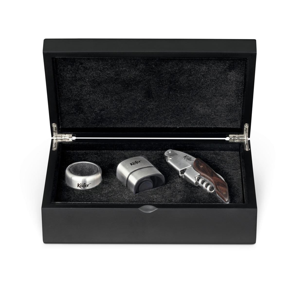 SET PRIBORA ZA VINO  - boje oplemenjenog čelika, Basics, metal (22.5/14.5/6.5cm) - Käfer