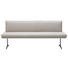 SITZBANK Echtleder Schlammfarben, Schwarz - Schlammfarben/Schwarz, Design, Leder/Metall (221/86/66cm) - Dieter Knoll SITZBANK Echtleder Schlammfarben, Schwarz - Schlammfarben/Schwarz, Design, Leder/Metall (221/86/66cm) - Dieter Knoll