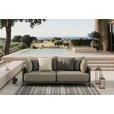 2-SITZER-SOFA  in Flachgewebe Anthrazit, Taupe  - Taupe/Anthrazit, ROMANTIK / LANDHAUS, Holz/Textil (219/83/98cm) - Dieter Knoll