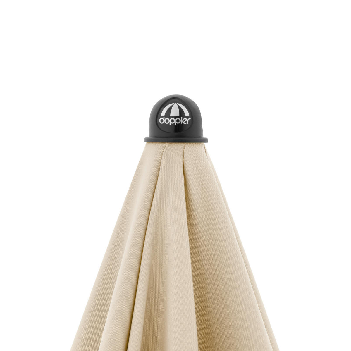 SENČNIK - naravne barve/antracit, Basics, kovina/tekstil (191/246cm) - Doppler