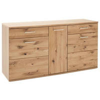 SIDEBOARD  in 150/78/44 cm  - Eichefarben/Schwarz, Design, Holz/Holzwerkstoff (150/78/44cm) - Livetastic
