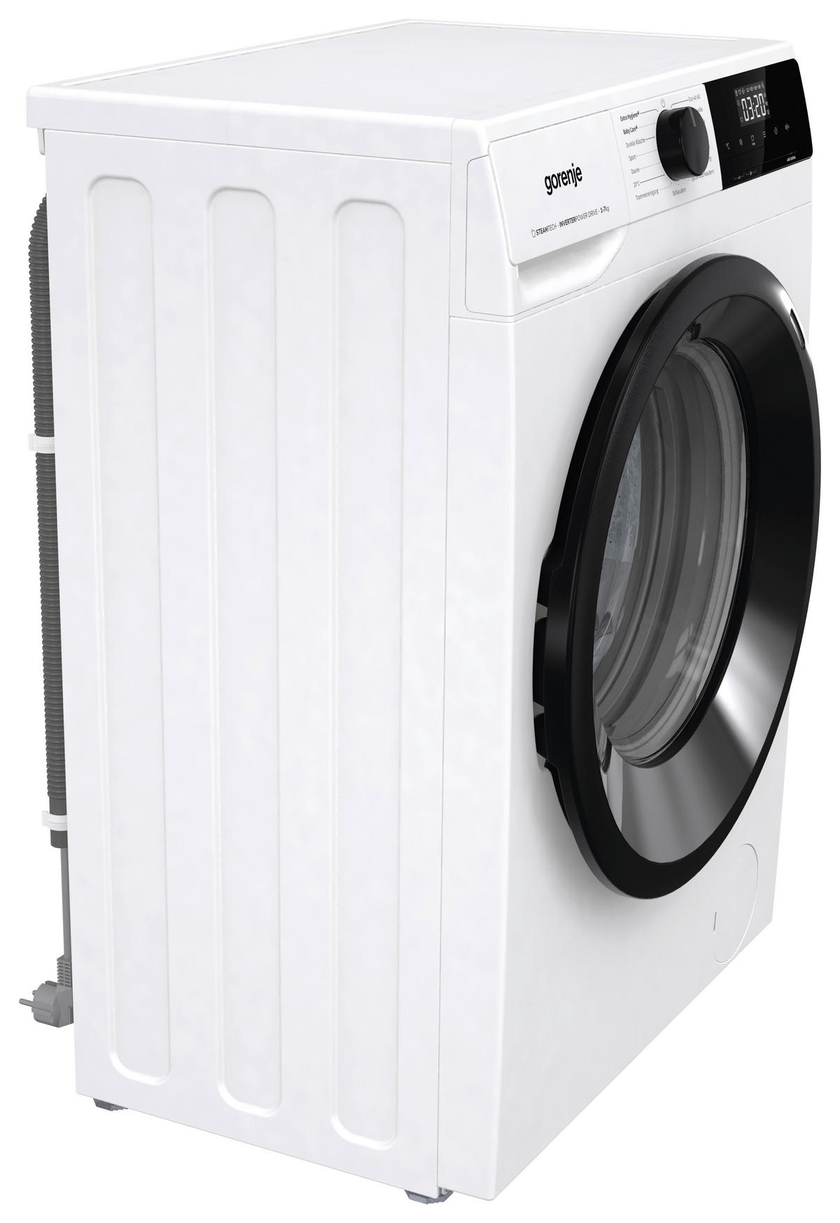WASCHMASCHINE WNHEI74SAPS  - Weiß, MODERN, Glas/Kunststoff (59,5/85/47cm) - Gorenje