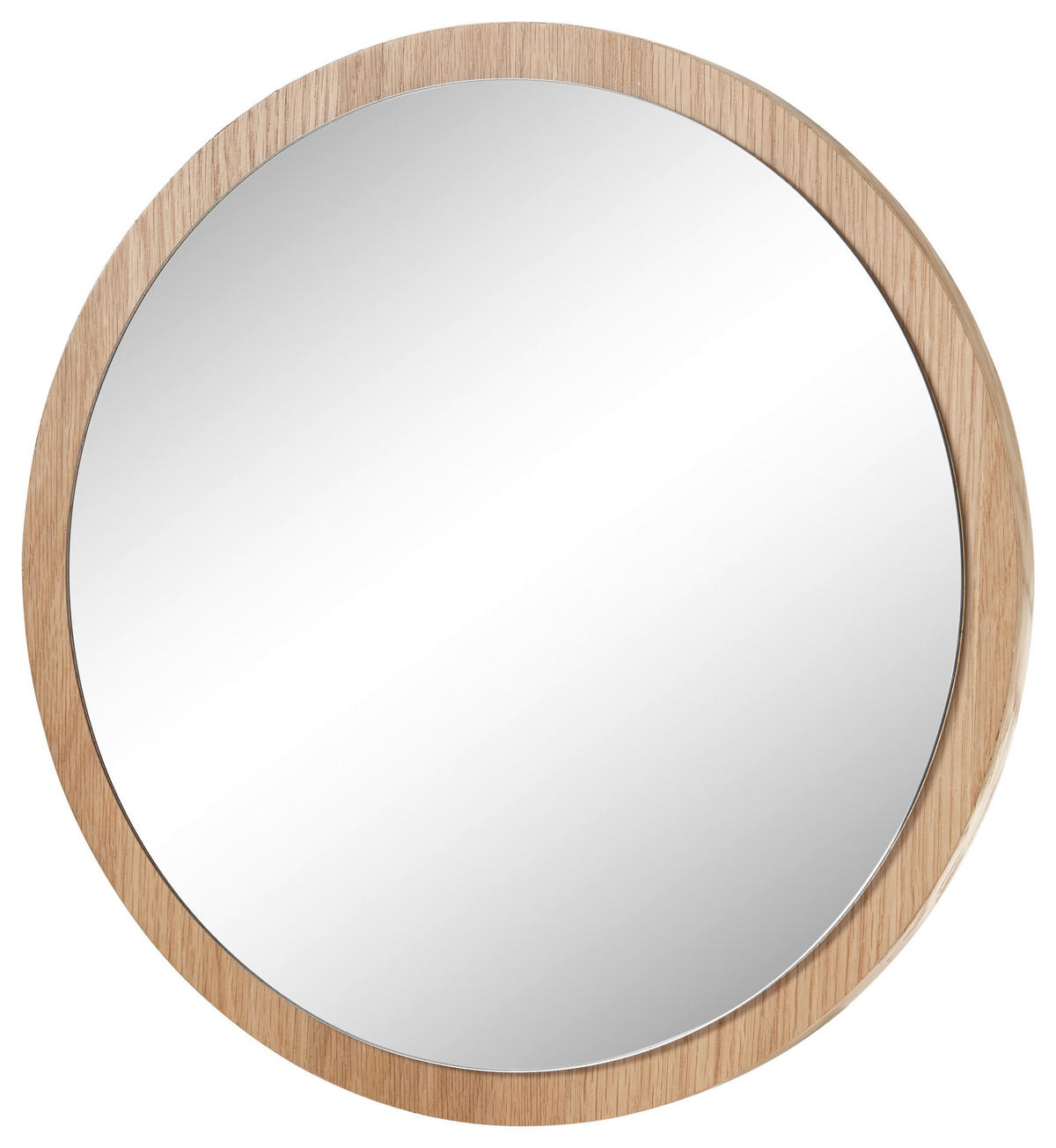 WANDSPIEGEL Eiche  - Eichefarben, Natur, Glas/Holz (40/40/2cm)