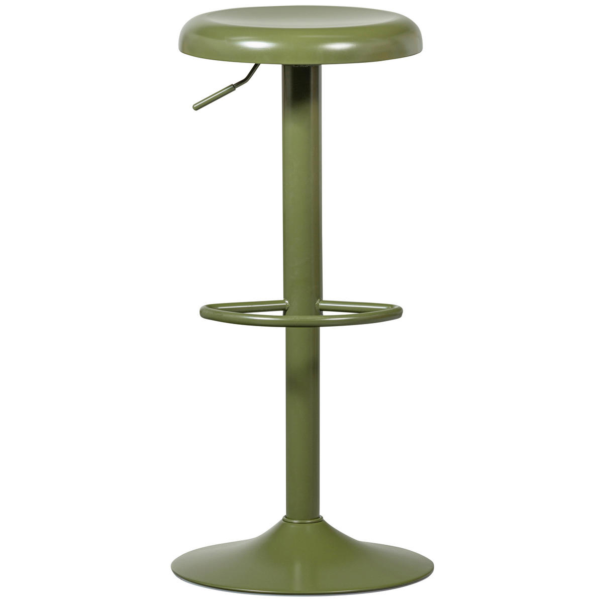 BARHOCKER Grün Aluminium mit Griff  - Grün, Design, Metall (39/81/39cm) - Livetastic