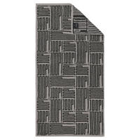 DUSCHTUCH BARS ALLOVER 80/150 cm  - Platinfarben/Grau, Basics, Textil (80/150cm) - Joop!