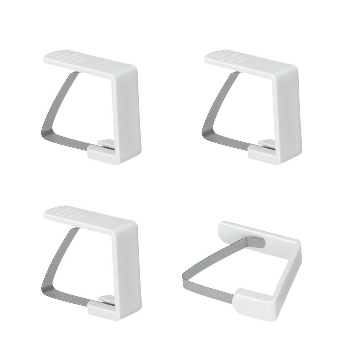 TERÍTŐCSIPESZ   - fehér, Basics, műanyag/fém (4.1/4.1/0.11cm) - Metaltex