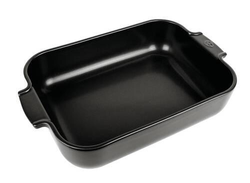 PEKAČ  APPOLIA BAKER SATIN BLACK     30/22/6,8 cm  - črna, Basics, keramika (30/22/6,8cm) - Peugeot