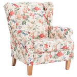 OHRENSESSEL Lesesessel Flachgewebe Multicolor  - Eichefarben/Multicolor, LIFESTYLE, Textil (92/104/90cm) - Landscape