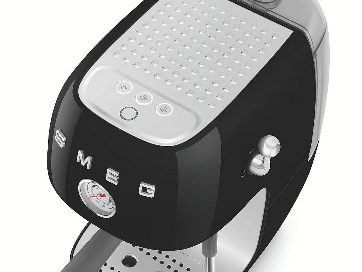 ESPRESSOMASCHINE 50´s Style  - Schwarz, Basics, Kunststoff/Metall - SMEG