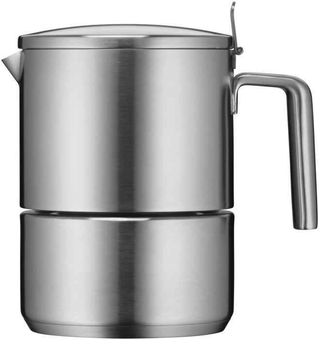 ESPRESSOKOCHER  - Silberfarben, Basics, Metall (10,5cm) - WMF