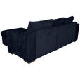 ECKSOFA Dunkelblau Webstoff  - Braun/Dunkelblau, KONVENTIONELL, Holz/Textil (170/235cm) - Carryhome