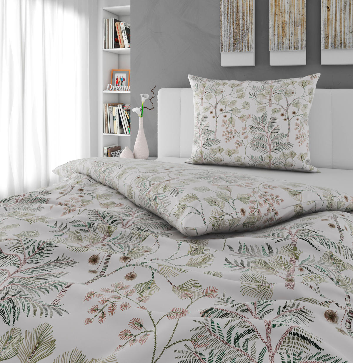 BETTWÄSCHE Satin 140/200 cm  - Beige, Trend, Textil (140/200cm) - Novel