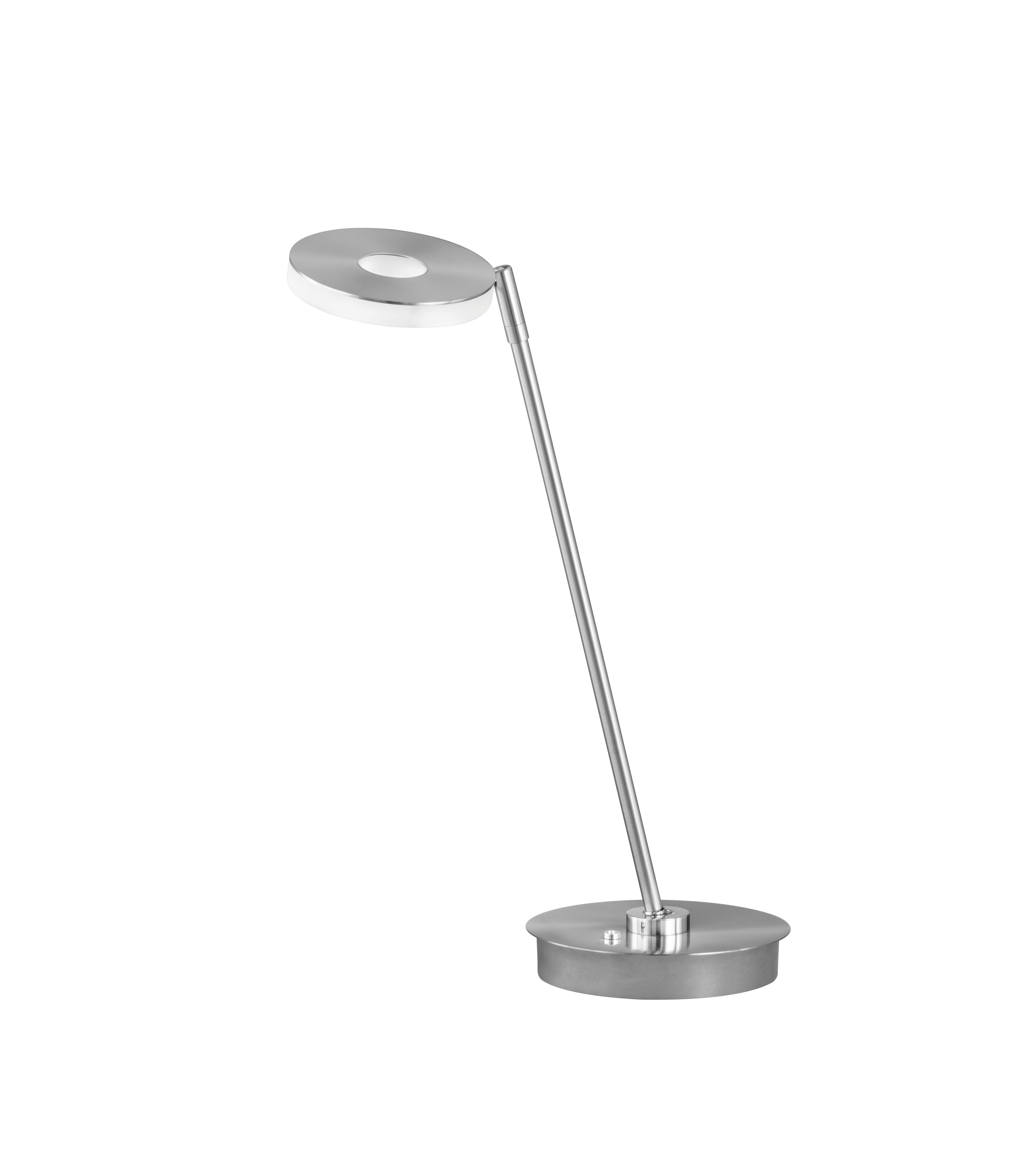 Fischer & Honsel STOLNÍ LED LAMPA, 16/46 cm - barvy niklu,barvy chromu