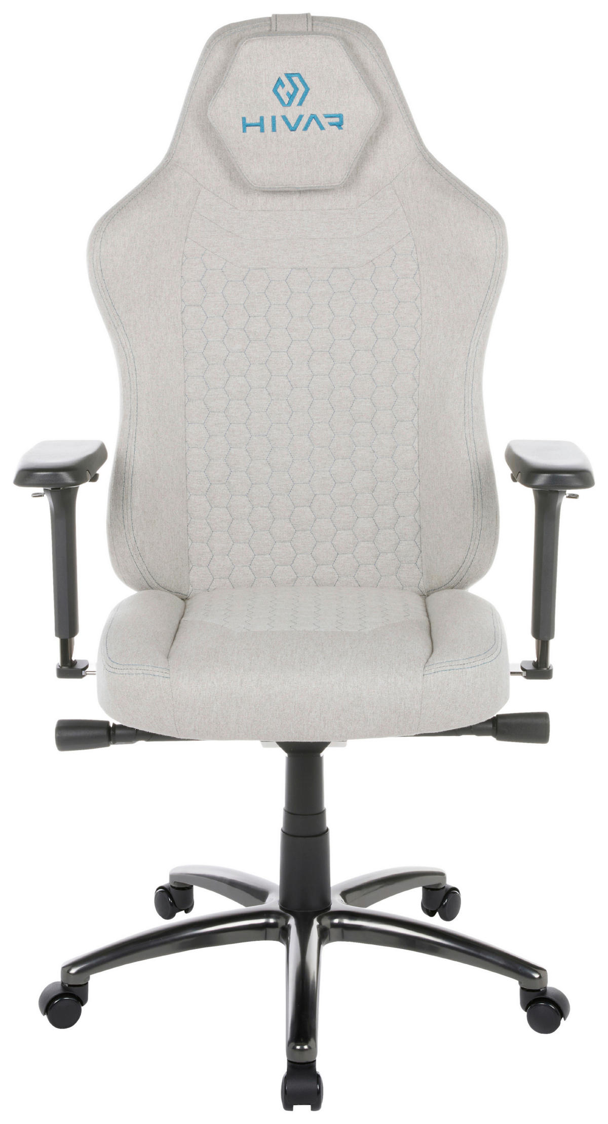 ORBICAL Smoke Obsidian Blau, Hellgrau, Schwarz Hochglanz Metall, Textil   - Blau/Schwarz Hochglanz, LIFESTYLE, Textil/Metall (79/142/77cm) - HIVAR