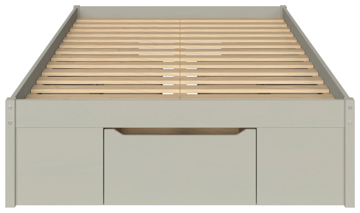 STAURAUMBETT 90/200 cm  Taupe   - Taupe/Naturfarben, Modern, Holz/Holzwerkstoff (90/200cm) - MID.YOU