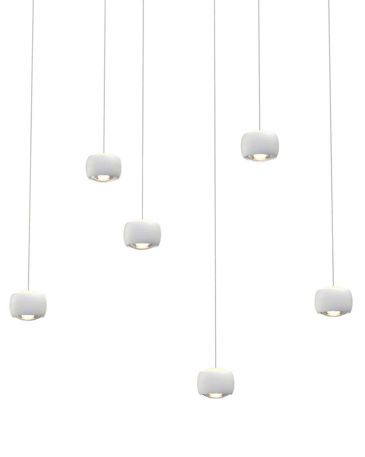 LED-HÄNGELEUCHTE 76/25/180 cm  - Weiß, Design, Metall (76/25/180cm)