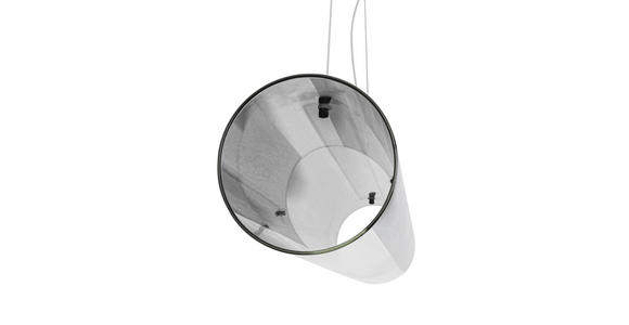 LED-HÄNGELEUCHTE Lumos 100/16/169,5 cm   - Chromfarben/Schwarz, Design, Glas/Kunststoff (100/16/169,5cm) - Dieter Knoll