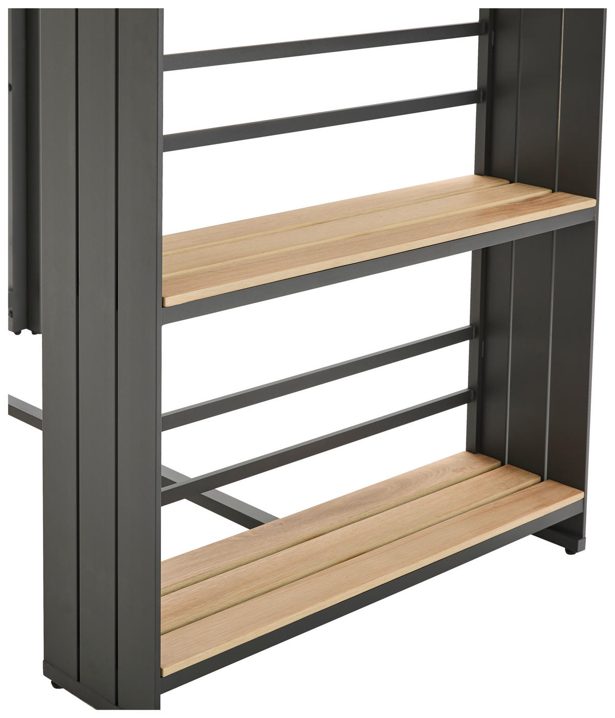 GARTENBARSET 5-teilig  - Dunkelgrau/Grau, Design, Holz/Textil (145/208/80cm) - Ambia Garden
