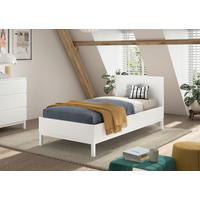 BETT 90/200 cm  in Weiß  - Weiß, MODERN, Holz (90/200cm) - Vipack