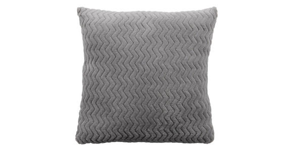 Zierkissen Talisha - Silberfarben, MODERN, Textil (40/40cm) - Luca Bessoni