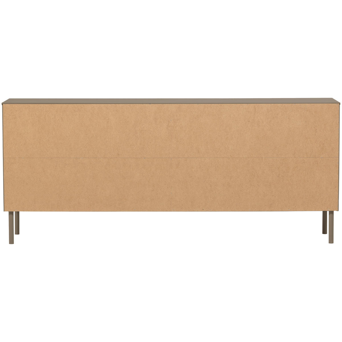 SIDEBOARD 201/85/44 cm  - Schlammfarben/Schwarz, Design, Holz/Metall (201/85/44cm) - Livetastic