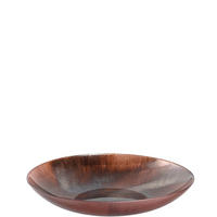 DEKORAČNÍ MISKA - šedá/starorůžová, Natur, sklo (39,50/6,50/39,50cm) - Leonardo