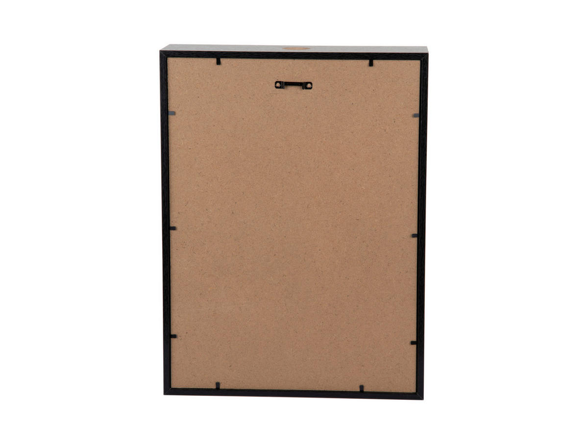 DEKODOSE Holzwerkstoff  - Schwarz, Basics, Holzwerkstoff (30/40/8cm) - Present Time