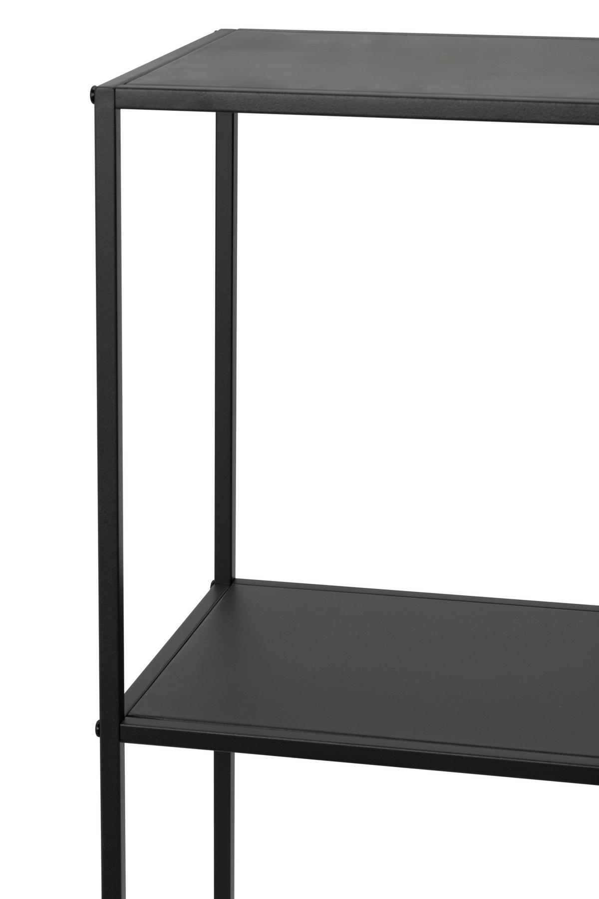 KONSOLENTISCH in Metall   - Schwarz, Modern, Metall (100/79/29cm) - PBJ