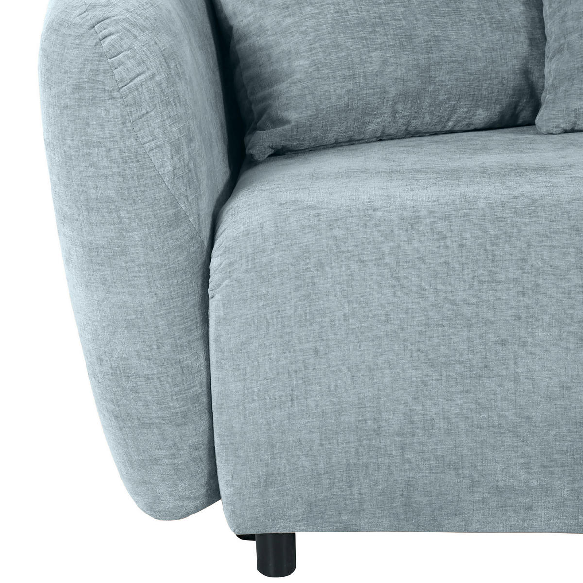 SCHLAFSOFA in Flachgewebe Blau  - Blau/Schwarz, KONVENTIONELL, Kunststoff/Textil (250/74/108cm) - Carryhome