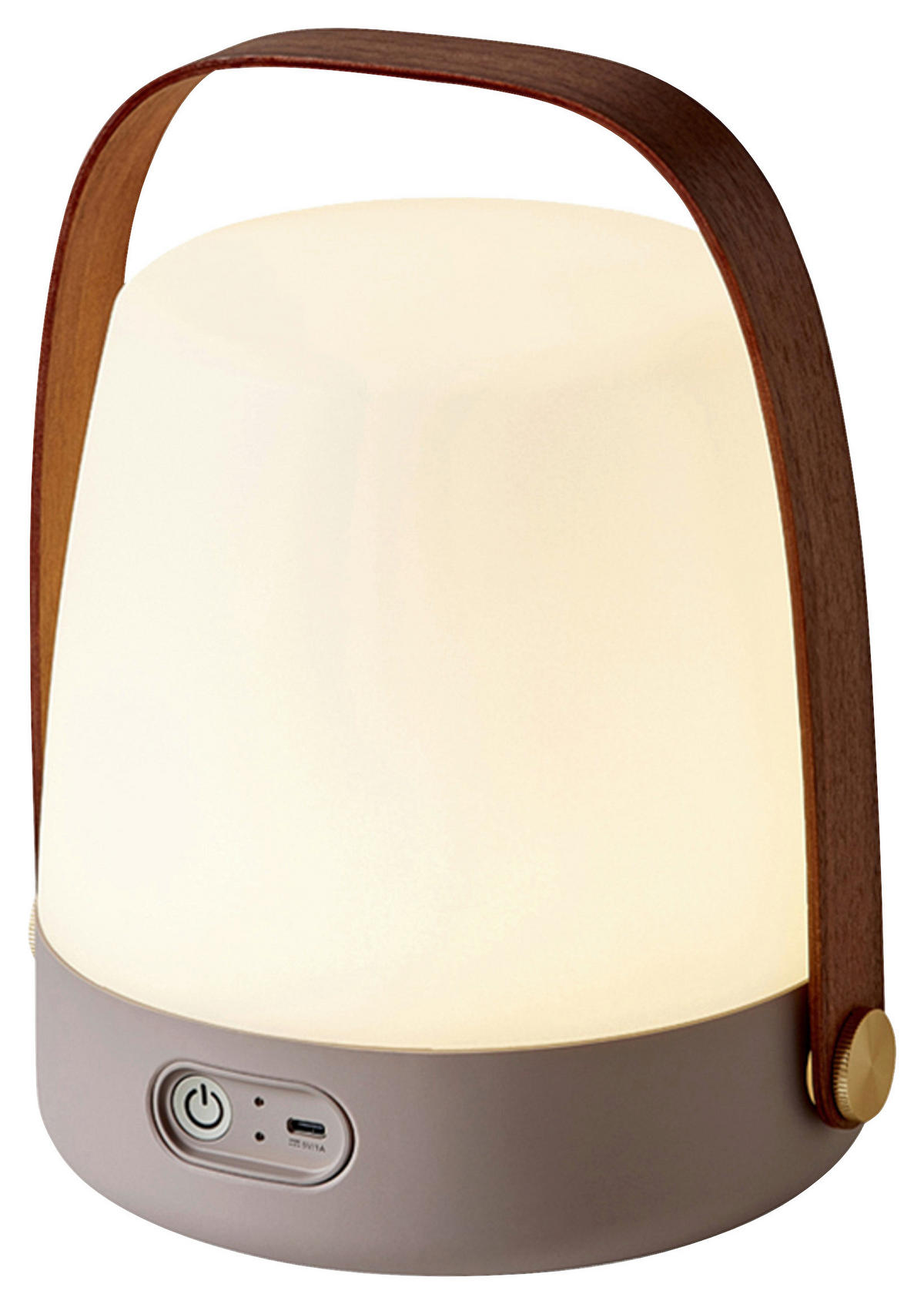 KOODUU TISCHLEUCHTE LITE-UP 20,3/26,2/20,3 cm   - Braun, Design (20,3/26,2/20,3cm)