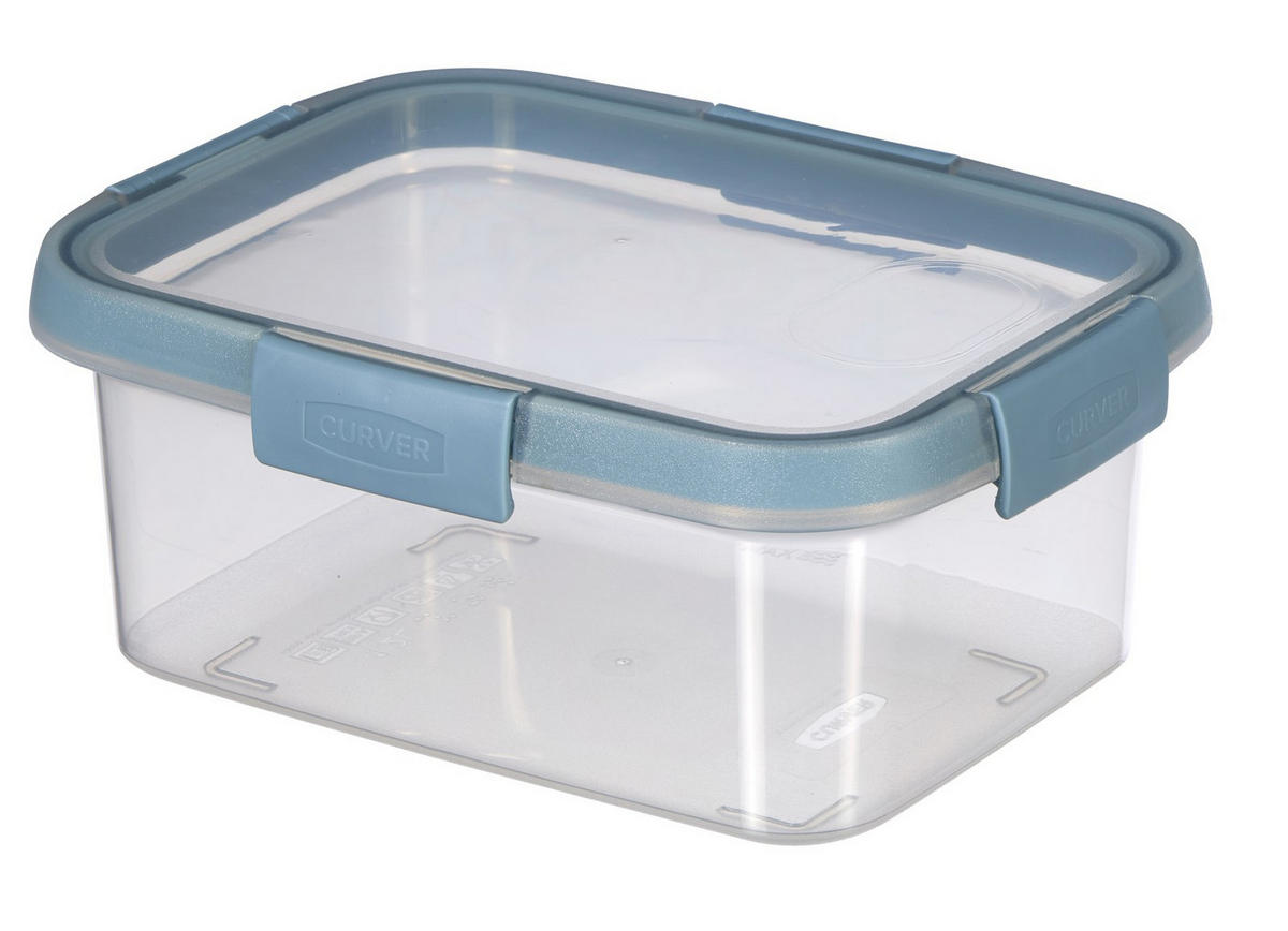 POSUDA ZA ČUVANJE NAMIRNICA  1,2 l   - siva/prozirno, Basics, plastika (20/15/9cm) - Curver