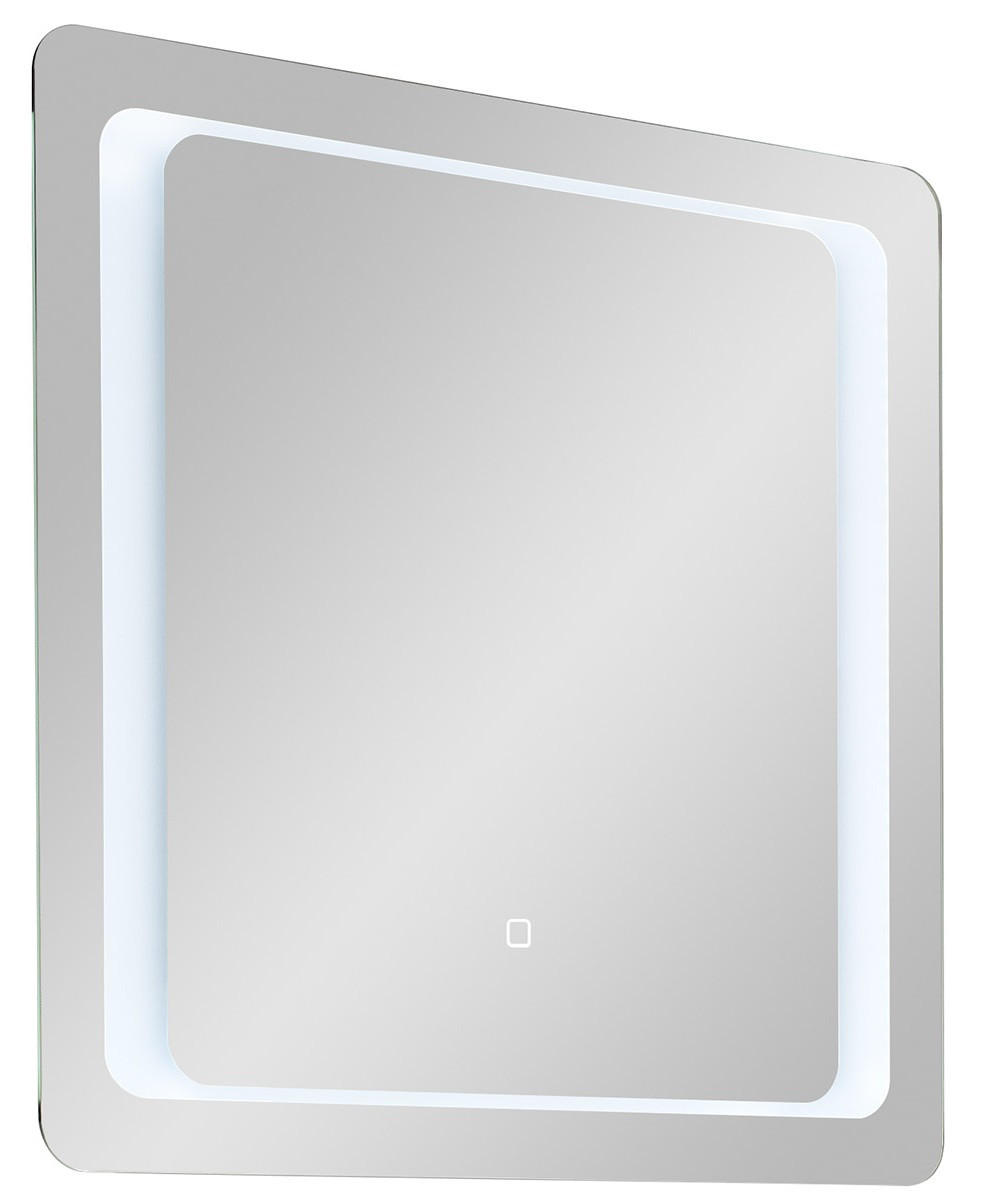 BADEZIMMERSPIEGEL 70/70/3 cm  - Design, Glas/Metall (70/70/3cm) - Xora
