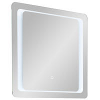 BADEZIMMERSPIEGEL 70/70/3 cm  - Design, Glas/Metall (70/70/3cm) - Xora