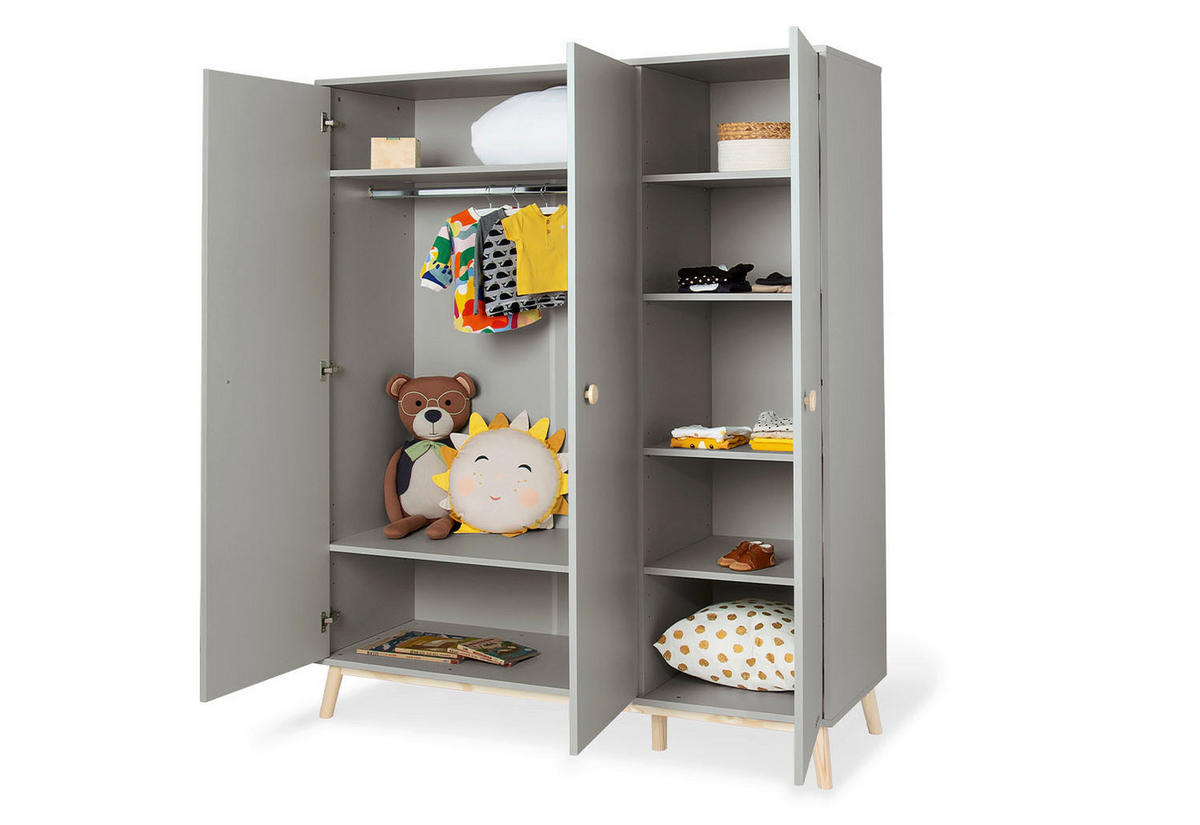 BABYZIMMER DUSK  - Wildeiche/Eichefarben, Basics, Holz - Pinolino