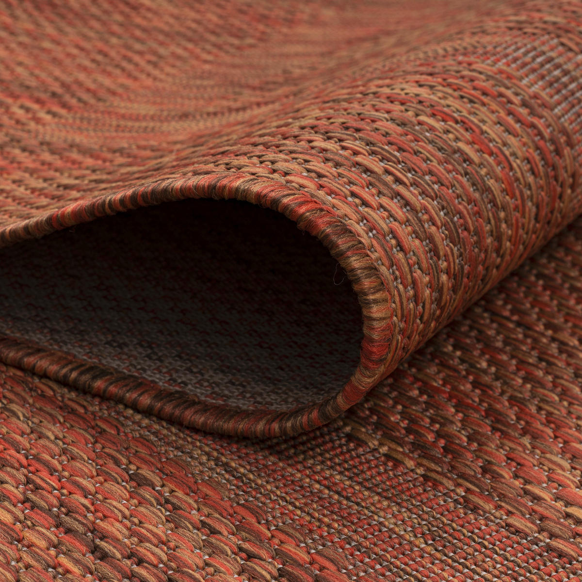 FLACHWEBETEPPICH 120/170 cm Relax Kupferfarben  - Kupferfarben, Basics, Textil (120/170cm) - Novel