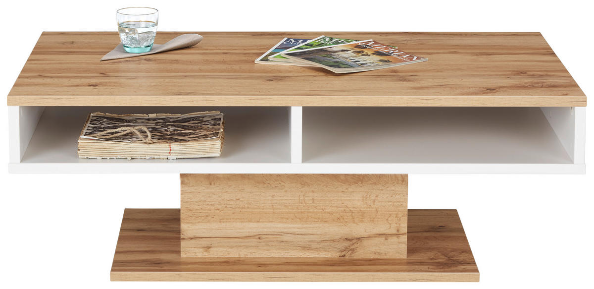 KLUB STOČIĆ  boja hrasta, bela  - boja hrasta/bela, Moderno, pločasti materijal (120/70/43cm) - Hom`in